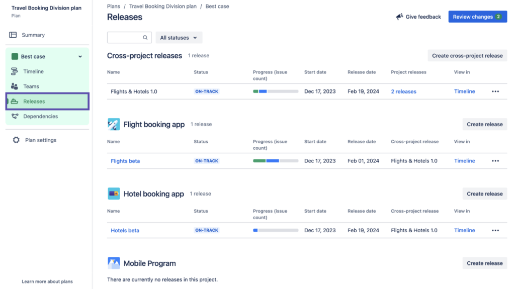 How to manage Releases
